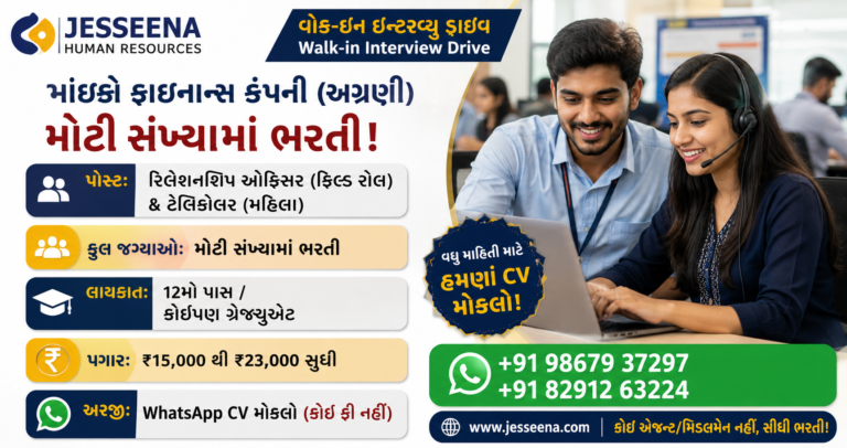 Jesseena Human Resources Recruitment 2026