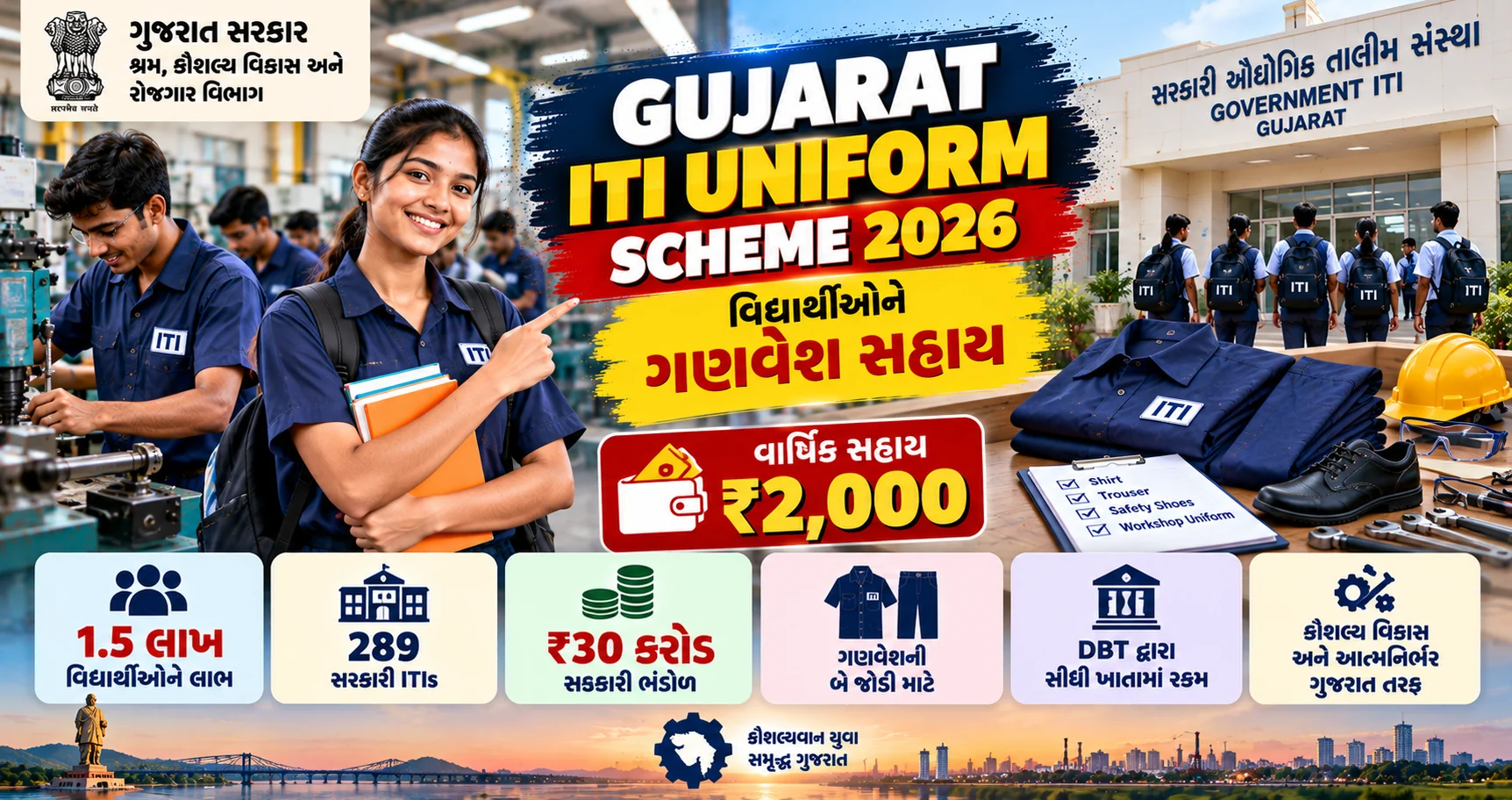 gujarat-iti-uniform-scheme-2026-sahay